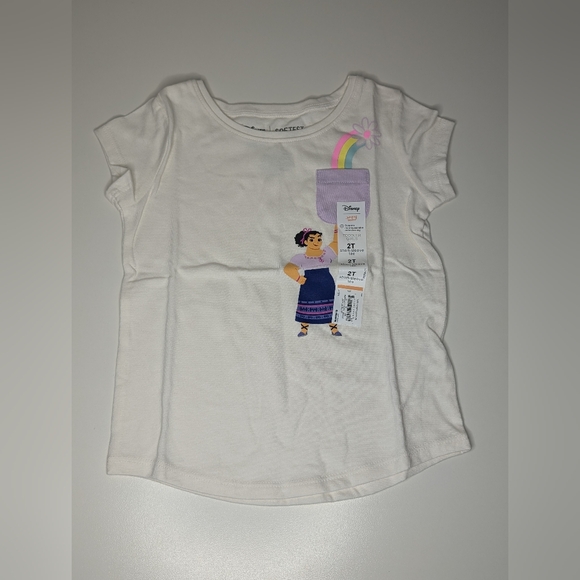 NWT Jumping Beans Disney 2T Girls Luisa Encanto Pocket Rainbow T-shirt - Picture 1 of 7